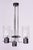 Mid-Century Chandelier in Chromed Steel and Glass by Drukov, Czech, 1970s For Sale - Image 11 of 11