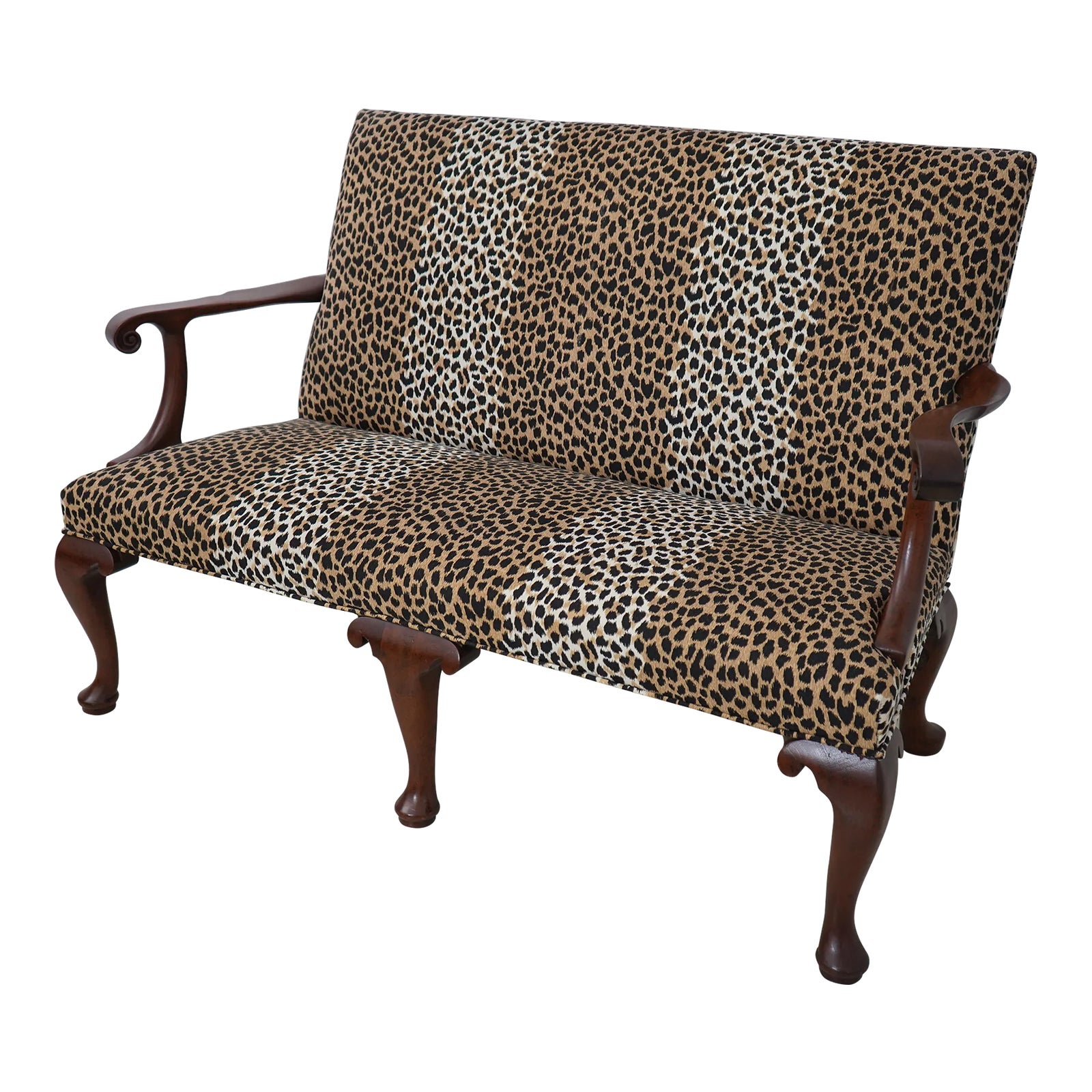 Kittinger Colonial Williamsburg Cw-154 Mahogany Settee Loveseat | Chairish