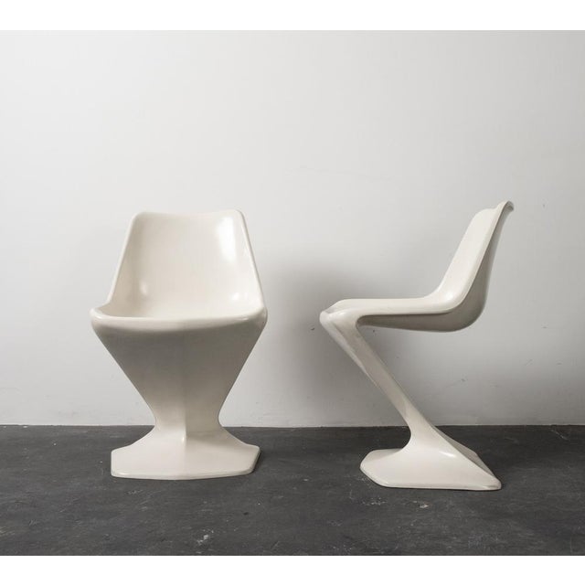 Set of Fiber Glass Chairs, 1960s For Sale - Image 11 of 11