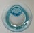 Royal Copenhagen Royal Copenhagen Mid-Century Modern Medium Blue Crystal Bowl For Sale - Image 4 of 4