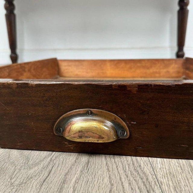 Wood 19th Century Mahogany Writing Table from Holland & Sons For Sale - Image 7 of 10