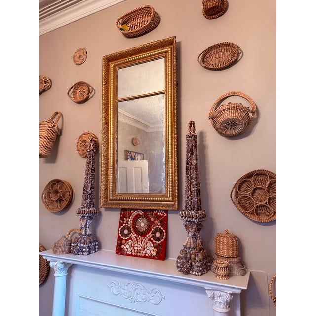 Antique Sailor’s Valentine Shell Panel For Sale - Image 10 of 12