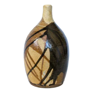 Stoneware Drip Glaze Pottery Vase