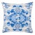 Schumacher Magic Mountain Dragon Pillow in Porcelain For Sale