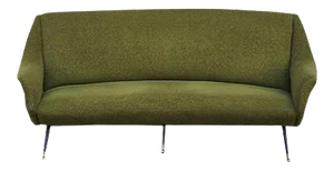 Curved Sofa by Gigi Radice for Minotti, 1950s