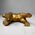 Gold Vintage Gold-Coloured Metal Japanese Dog Statue, 1960s For Sale - Image 8 of 9