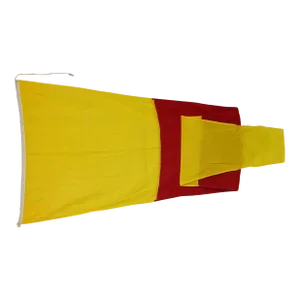Red & Yellow Maritime Nautical Naval Nautical Coastal Boating Signal Flag
