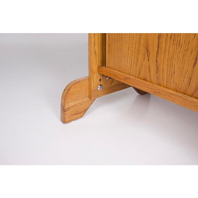Retractable Oak Desk from Raclem, 1950s For Sale - Image 10 of 18