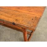 French 19th Century Oak Carpenter Table For Sale - Image 13 of 18