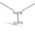 Embrace the elegance of personalization with this stunning 10K White gold pendant, delicately crafted into a flowing...