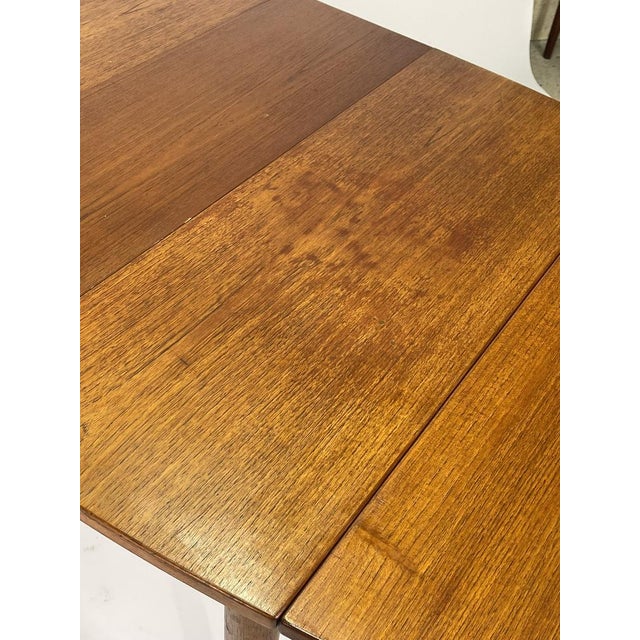 Brown Scandinavian Teak Table, 1960s For Sale - Image 8 of 9