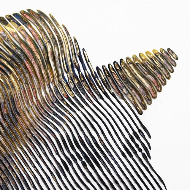 Abstract "Frank Sinatra the Song Is You" Original Artwork by Virginie Schroeder For Sale - Image 3 of 10