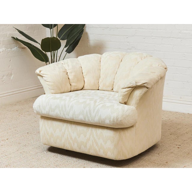 Mid-Century Modern Mid 20th Century Rolled Arm Club Chair For Sale - Image 3 of 12