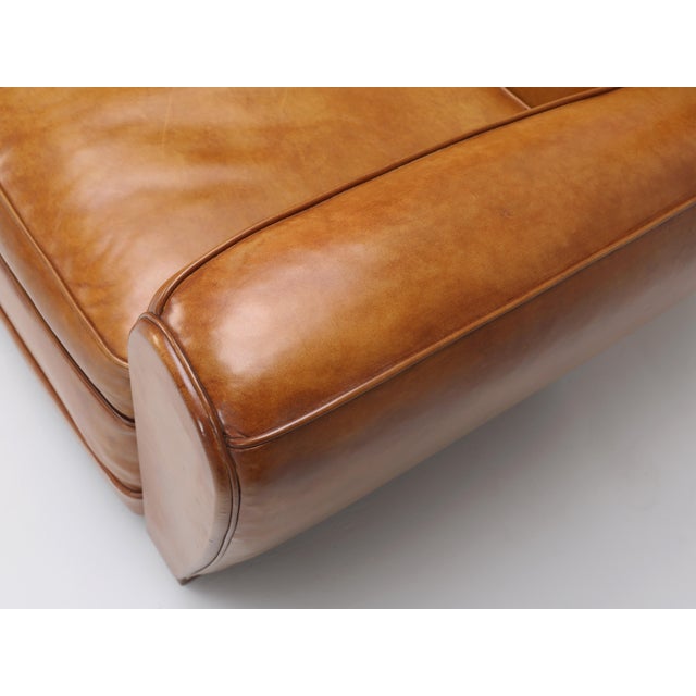 Pair of Art Deco French Leather Club Chairs For Sale - Image 12 of 12