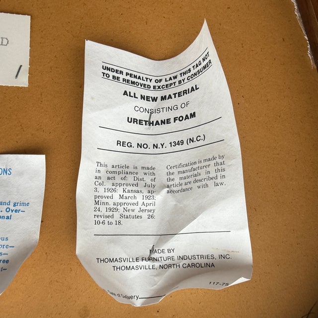 Vintage Thomasville Winston Court Collection Queen Anne Solid Cherry Dining Chairs - A Pair (A) For Sale - Image 12 of 16