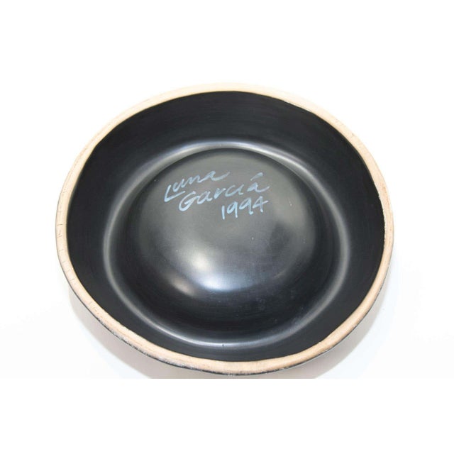 1994 Handcrafted Ceramic Bowl Signed by Luna Garcia For Sale - Image 4 of 14