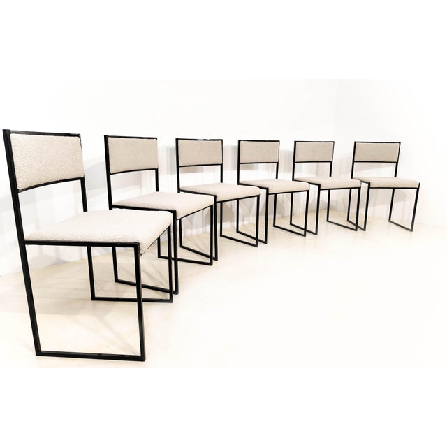 Metal Dining Chairs, Set of 6 For Sale - Image 7 of 7