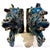 1950's Chinoiserie Stoneware Turquoise Teal Tang Warriors on Horses - Pair For Sale - Image 12 of 12