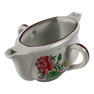 Réverbère Model Double-Spout Gravy Boat from KG Lunéville, 1950s For Sale