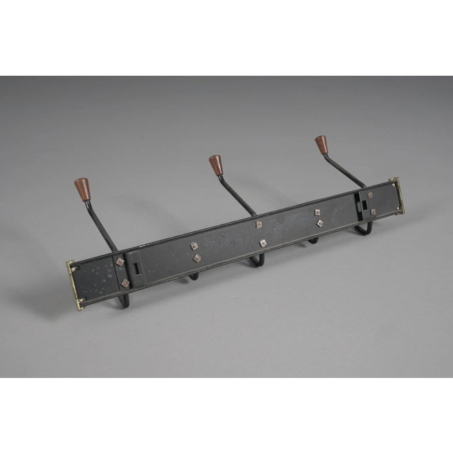Black String Wall Coat and Hat Rack, 1960s For Sale - Image 8 of 9