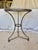 Late 19th Century French Iron and Stone Bistro Garden Table For Sale - Image 4 of 12