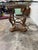 Brown Coastal Vintage Wicker Dining Center Table For Sale - Image 8 of 10