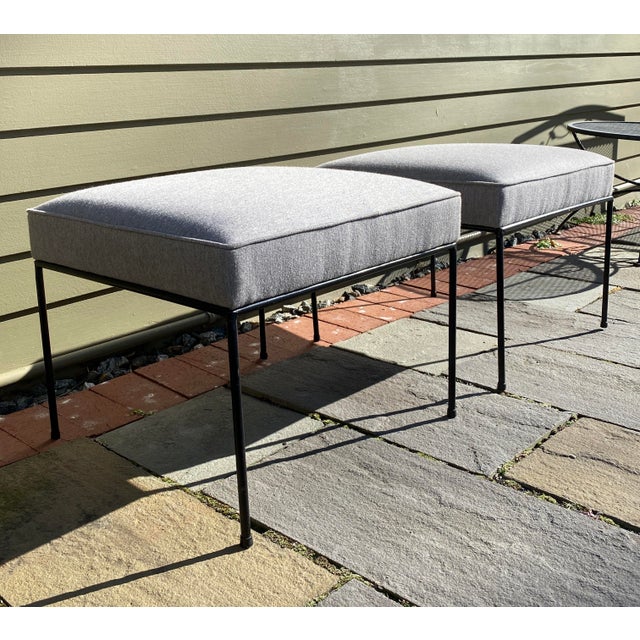 Paul McCobb 1960s Paul McCobb Hairpin Stools - a Pair For Sale - Image 4 of 7