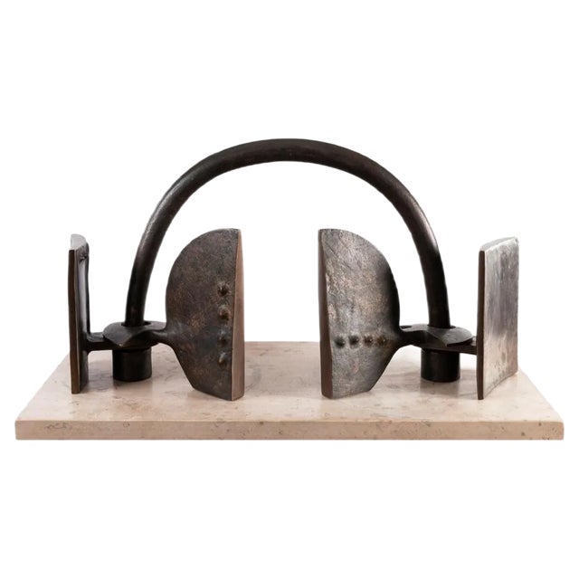 La Porte Bronze Sculpture by Victor Roman, 1980s For Sale