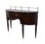 Thomasville Thomasville Furniture Kent Park Collection Banded Flame Mahogany 68" Buffet Sideboard W. Brass Rail 38921-240 For Sale - Image 4 of 15