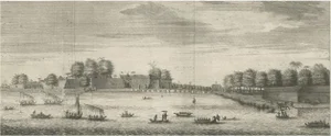 Valentijn, The Castle of Batavia (Jakarta) in the Dutch East Indies (Indonesia), 1726, Print