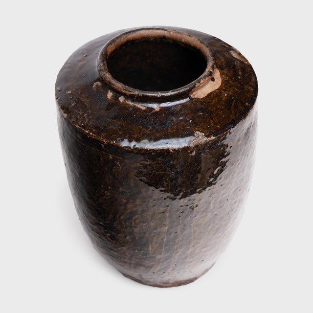 Chinese Chinese Drip Glaze Vinegar Pot, C. 1850 For Sale - Image 3 of 5
