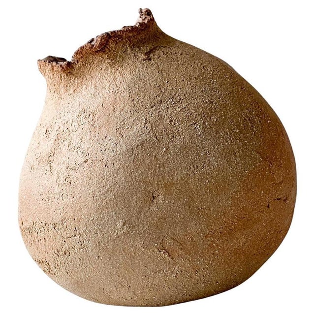 Cream Behind the Radiator Decorative Ceramic Vase by Lillian Tørlen For Sale - Image 8 of 8