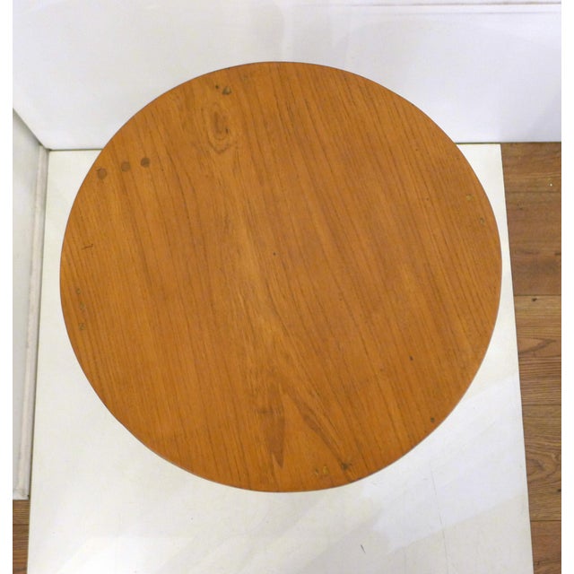 Art Deco Wooden Pedestal Table with Round Top, 1930s For Sale - Image 4 of 17