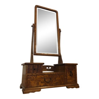 Traditional Vintage Japanese Vanity, Small, Perfect for Dresser Top For Sale