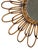 1950s Vintage Rattan Sun Mirror, 1950s For Sale - Image 5 of 12