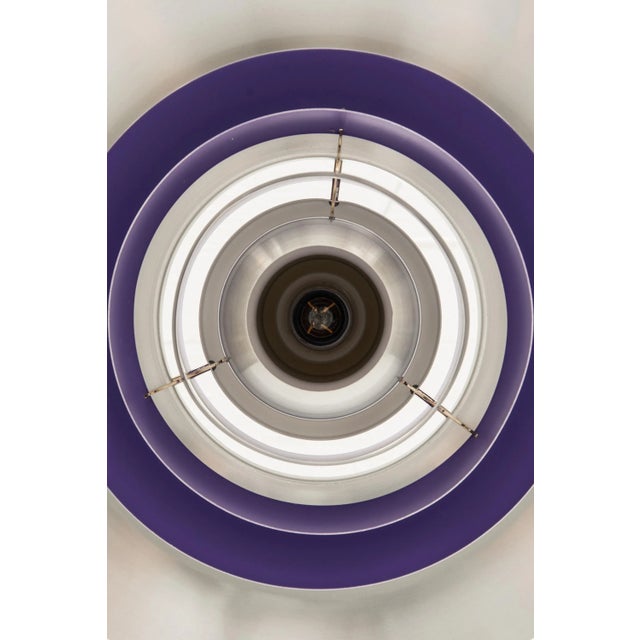 Danish Ceiling Lamp by Preben Fabricius & Jørgen Kastholm for Nordisk Solar, 1960s For Sale - Image 3 of 8