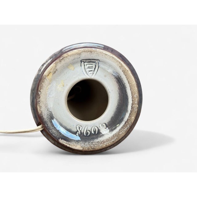 Ceramic Michael Andersen, Glazed Stoneware, Table Lamp, Denmark, 1970s For Sale - Image 7 of 7