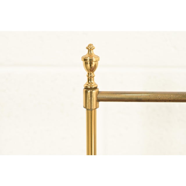 Brown Baker Furniture Federal Banded Mahogany Demilune Console Table or Entry Table For Sale - Image 8 of 13