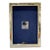 Mid 20th Century Tigo Sterling Silver Picture Frame With Blue Velvet Back For Sale