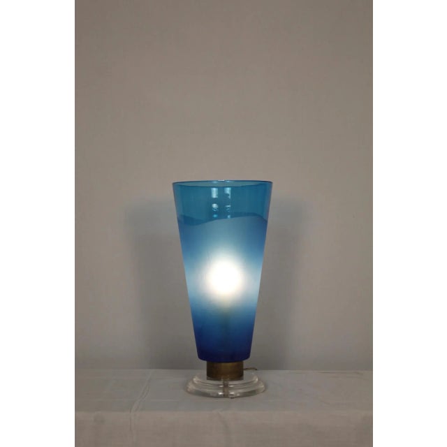 Barovier & Toso Mid 20th Century Barovier & Toso Influence Table Lamp For Sale - Image 4 of 6