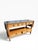 Hollywood Regency Baker Furniture Milling Road Walnut Drop-Leaf Serving Cart / Console on Casters For Sale - Image 3 of 10
