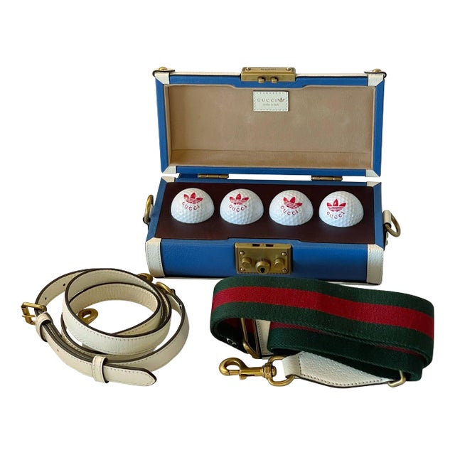 GUCCI Golf Ball Case Bag by Adidas x GUCCI For Sale
