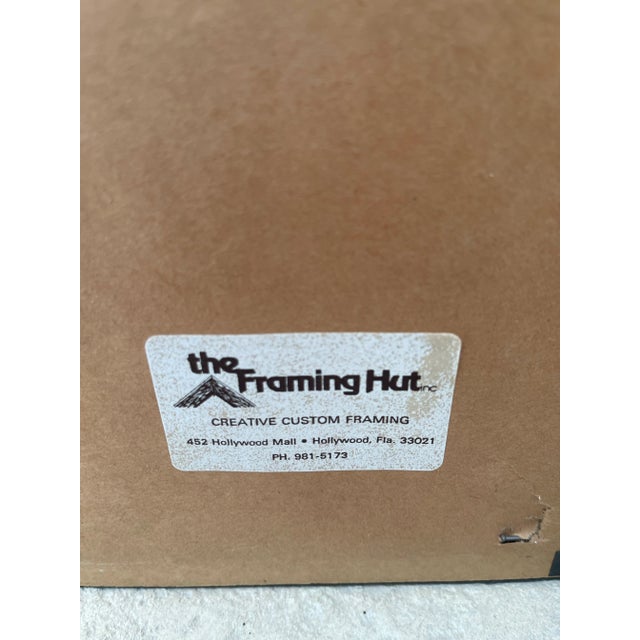 1940s Pair of Vintage Chinese Silk Embroidery Panel Framed For Sale - Image 5 of 10