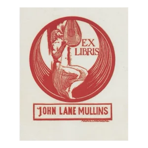 1920s Mauris Langaskens Musician Woodcut