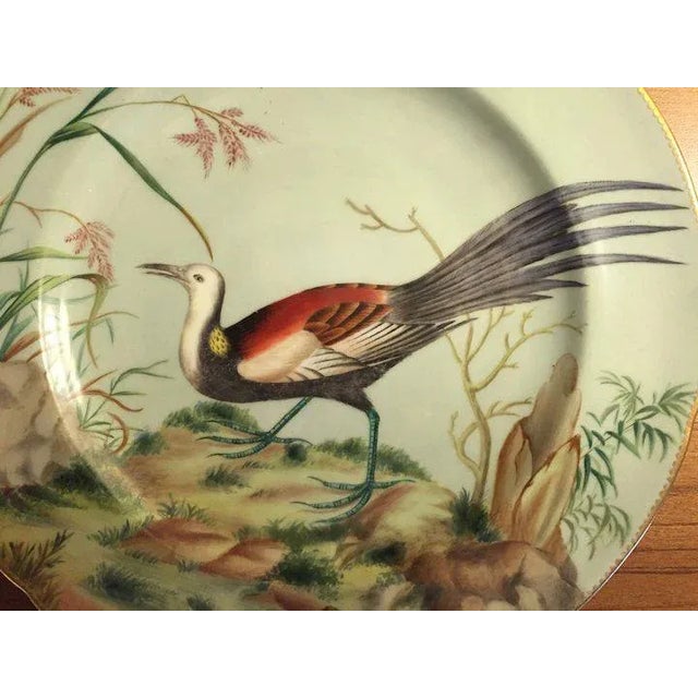 Late 19th Century Antique Mintons Porcelain Cabinet Plates - a Pair For Sale - Image 5 of 13