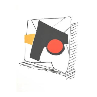 Calder Original Lithograph Dm16221 Derriere Le Miroir 1976 For Sale