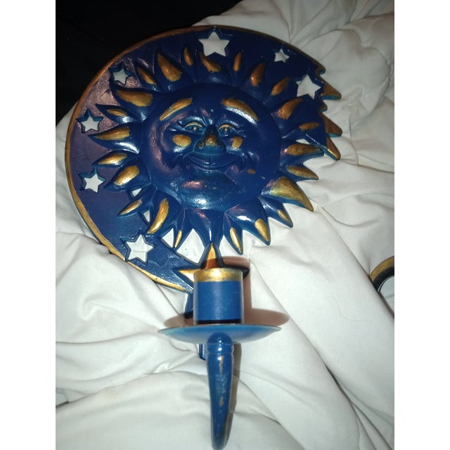 1994 Partylite 6 Piece Celestial Whimsigoth Themed Candle Holder Set Unused Been Stored With Original Stickers For Sale - Image 12 of 12