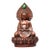 Copper Shakyamuni Buddha Statue With Inlaid Gemstone For Sale