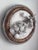 “Aurelia” Paper Mache and Plaster Fig Branch in Cartapesta Round Frame. Add elegance and texture to your space with this...