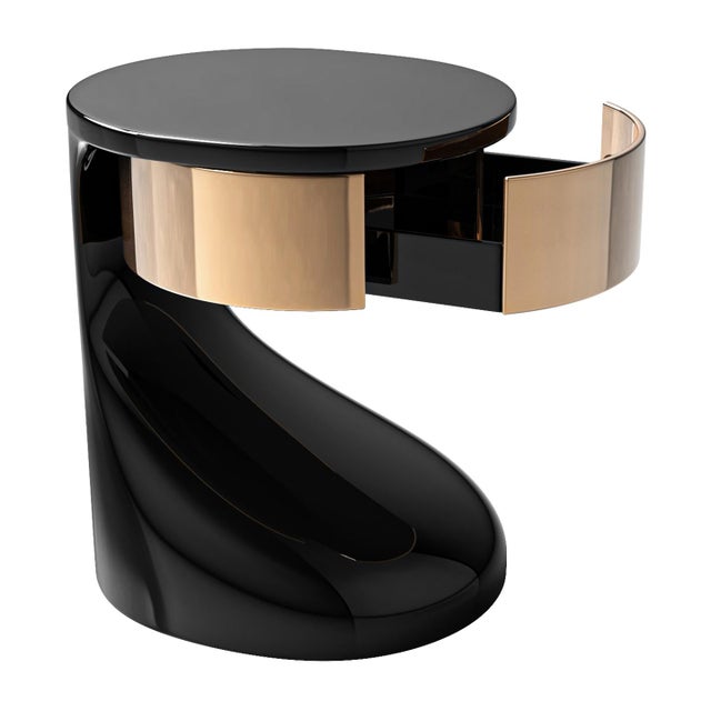 "Utopia" Console & Credenza With Bronze and Stainless Steel, Handcrafted For Sale In Los Angeles - Image 6 of 6